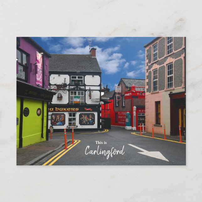 Carte Postale Voici Carlingford - Irlande (Devant)
