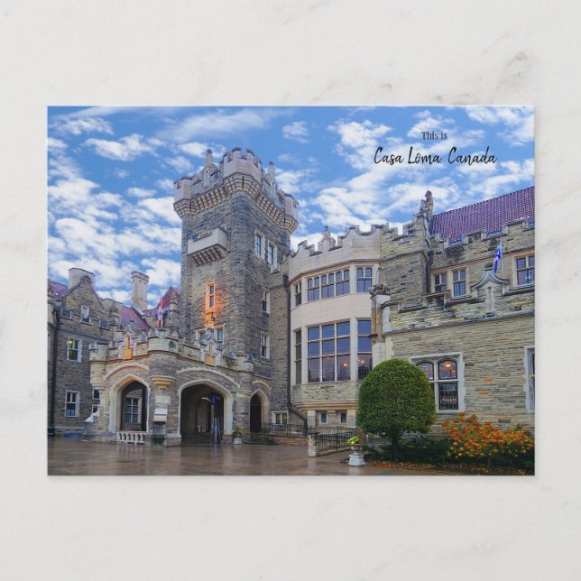 Carte Postale Voici Casa Loma, Toronto, Canada (Devant)