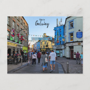 Carte Postale Voici Galway-Irlande