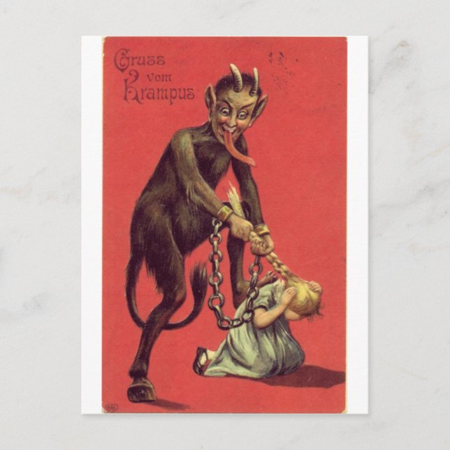 Carte Postale Voici Le Krampus ! 2 (Devant)