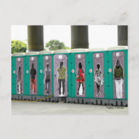 Voici les toilettes John/Portable :)