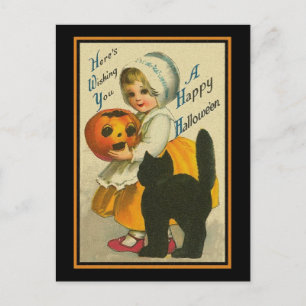 Carte Postale Voici pour vous souhaiter un Halloween heureux