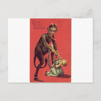 Carte Postale Voici venir le Krampus ! 2