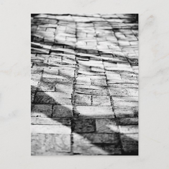 Carte Postale Voie de briques anciennes (Devant)