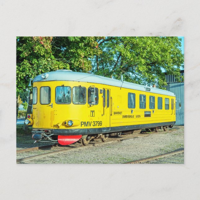Carte Postale Voie ferroviaire suédoise PMV 3799 (Devant)