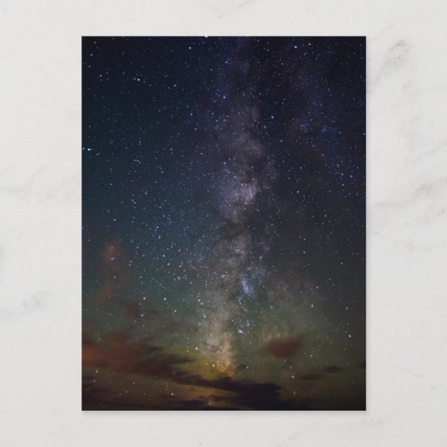 Carte Postale Voie lactée | Étoiles la nuit (Devant)