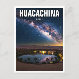 Carte Postale Voie Lactée Huacachina Pérou Voyage