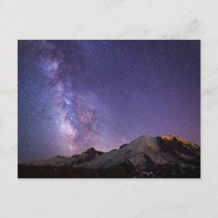 Carte Postale Voie lactée & Mt. Rainier   État de Washington