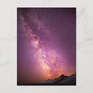 Carte Postale Voie lactée Sur l'épaule du mont Rainier