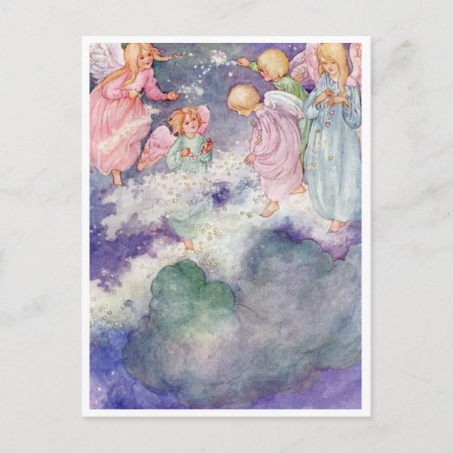 Carte Postale Voie lactée vintage Anne Anderson (Devant)