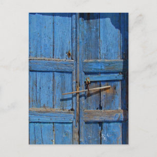 Carte Postale Voie Patinée bleue antique Urbex