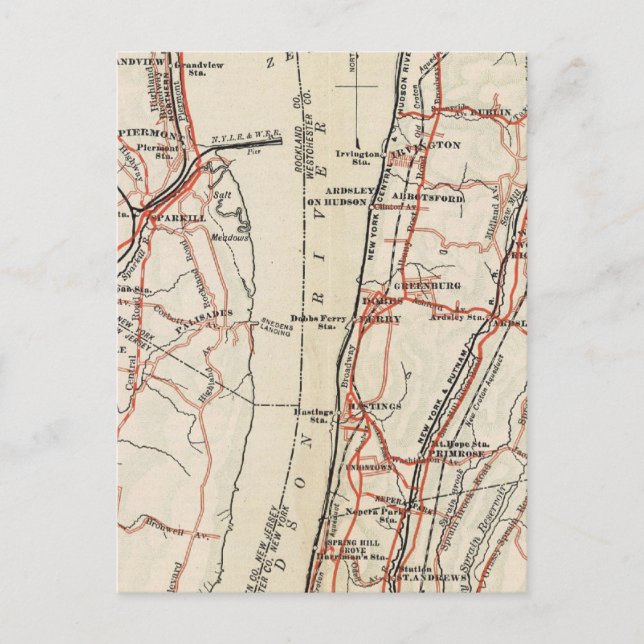 Carte Postale Voies cyclables à New York et Conneticut 7 (Devant)