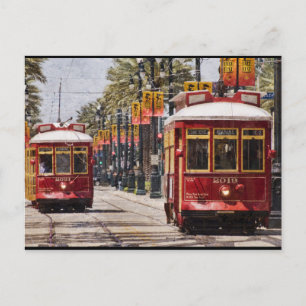 Carte Postale Voies routières Red NOLA