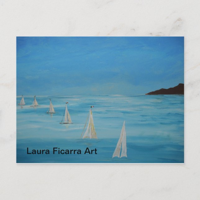 Carte Postale Voile (Devant)