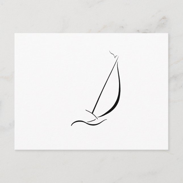Carte Postale Voile (Devant)