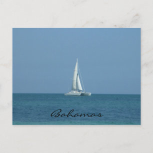 Carte Postale voile aux Bahamas