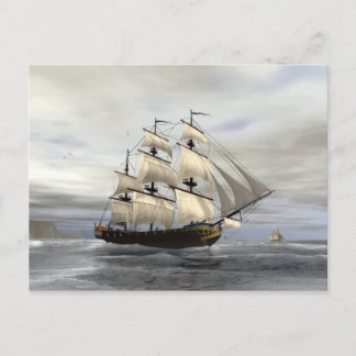 Carte Postale Voile complète