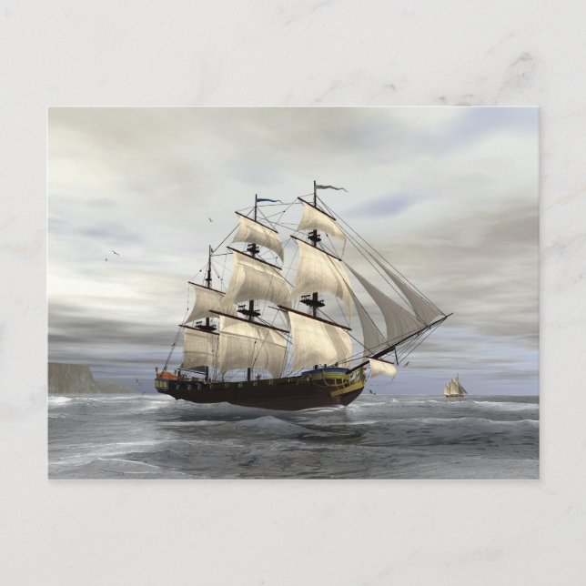 Carte Postale Voile complète (Devant)