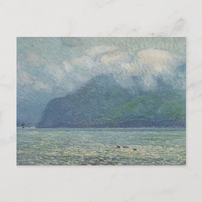 Carte Postale Voile d'argent et porte d'or par Childe Hassam (Devant)
