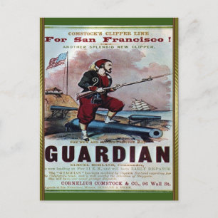 Carte Postale Voile du gardien