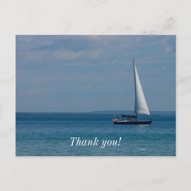 Carte Postale Voile Mackinac (Devant)