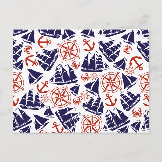 Carte Postale Voile maritime (Devant)