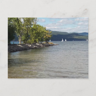 Carte Postale Voile sur le lac Champlain