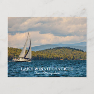Carte Postale Voile Sur Le Lac Winnipesaukee Dans Le New Hampshi