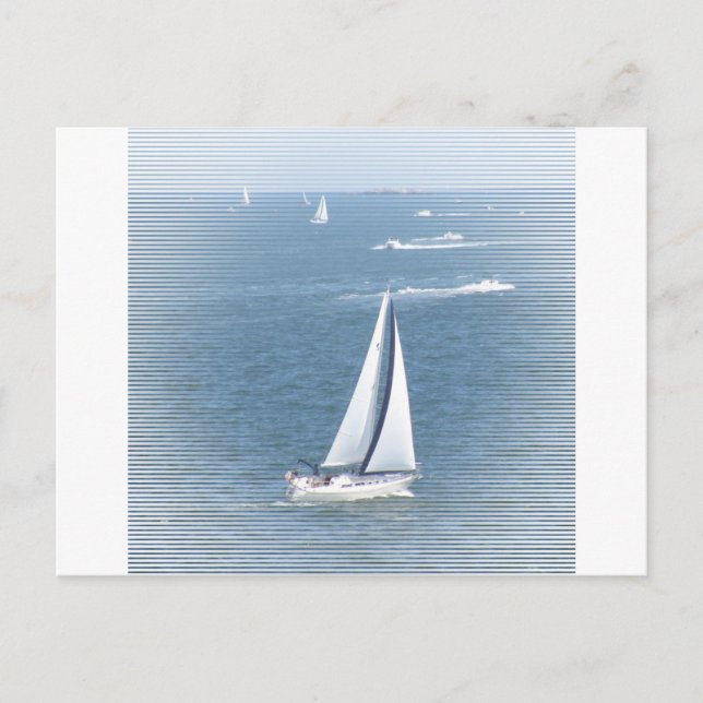 Carte postale Voilier (Devant)