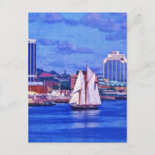 Carte Postale Voilier Bluenose à Halifax en Nouvelle-Écosse