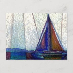 Carte Postale "Voilier" CricketDiane Ocean Art