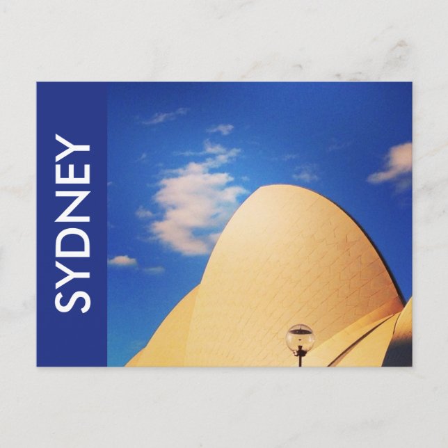 Carte Postale voilier de sydney opéra (Devant)