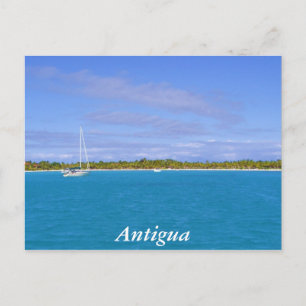Carte Postale voilier en Antigua