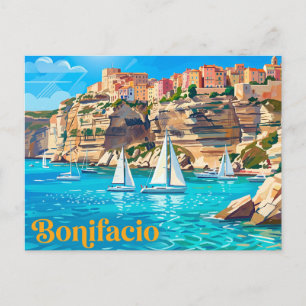 Carte Postale Voiliers à Bonifacio France