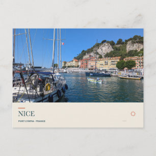 Carte Postale Voiliers à Port Lympia à Nice