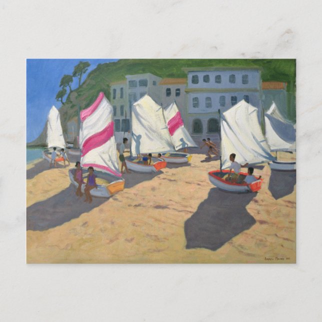 Carte Postale Voiliers Costa Brava 1999 (Devant)