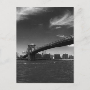 Carte Postale voir 2 produits Panoramic Black White Brooklyn