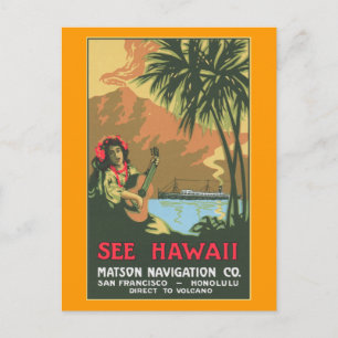 Carte Postale Voir Hawaii Postcard