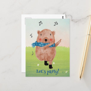 Carte Postale Voir la musique, entendre la danse