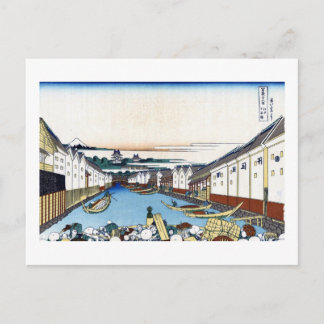 Carte Postale Voir le Mont Fuji de Nihonbashi, Hokusai