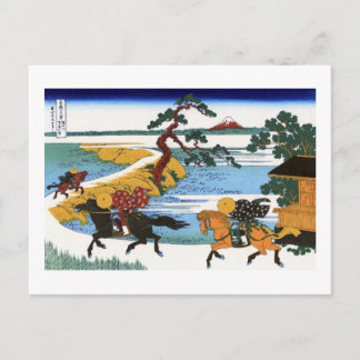 Carte Postale Voir le mont Fuji depuis la rivière Sumida