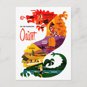 Carte Postale Voir Orinet. Pays d'extrême orient à l'intérieur d