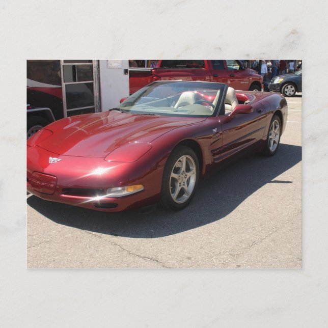 Carte Postale voiture (Devant)