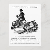 Voiture à main KALAMAZOO Velocipede 1887