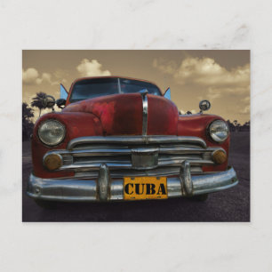 Carte Postale Voiture américaine classique en Vinales, Cuba