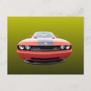 CARTE POSTALE VOITURE AMÉRICAINE MUSCLE.