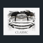 Carte Postale *~* Voiture Ancienne Classique Rétro Antique Vinta<br><div class="desc">CARTE POSTALE - CARTE POSTALE - VOITURE ANCIENNE CLASSIQUE - Peintures de style Grunge - PERSONNALISEZ LE TEXTE SI VOULU.</div>