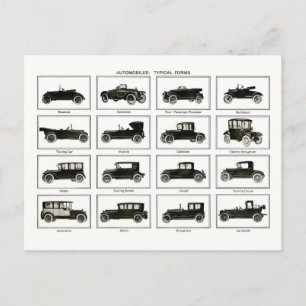 Carte Postale Voiture ancienne et classique (auto rétro) : Voitu