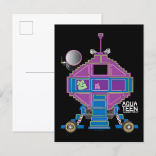 Carte Postale Voiture Aqua Ado Hunger Force Mooninites