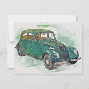 Carte Postale Voiture classique